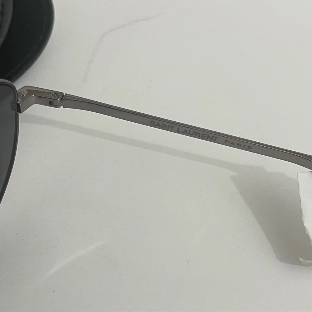 Saint Laurent Authentic 60MM Square Sunglasses New - Picture 8 of 15